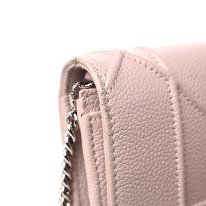 Christian Dior Grained Calfskin Diorama Croisiere Chain Wallet Rose Poudre 15 of 15