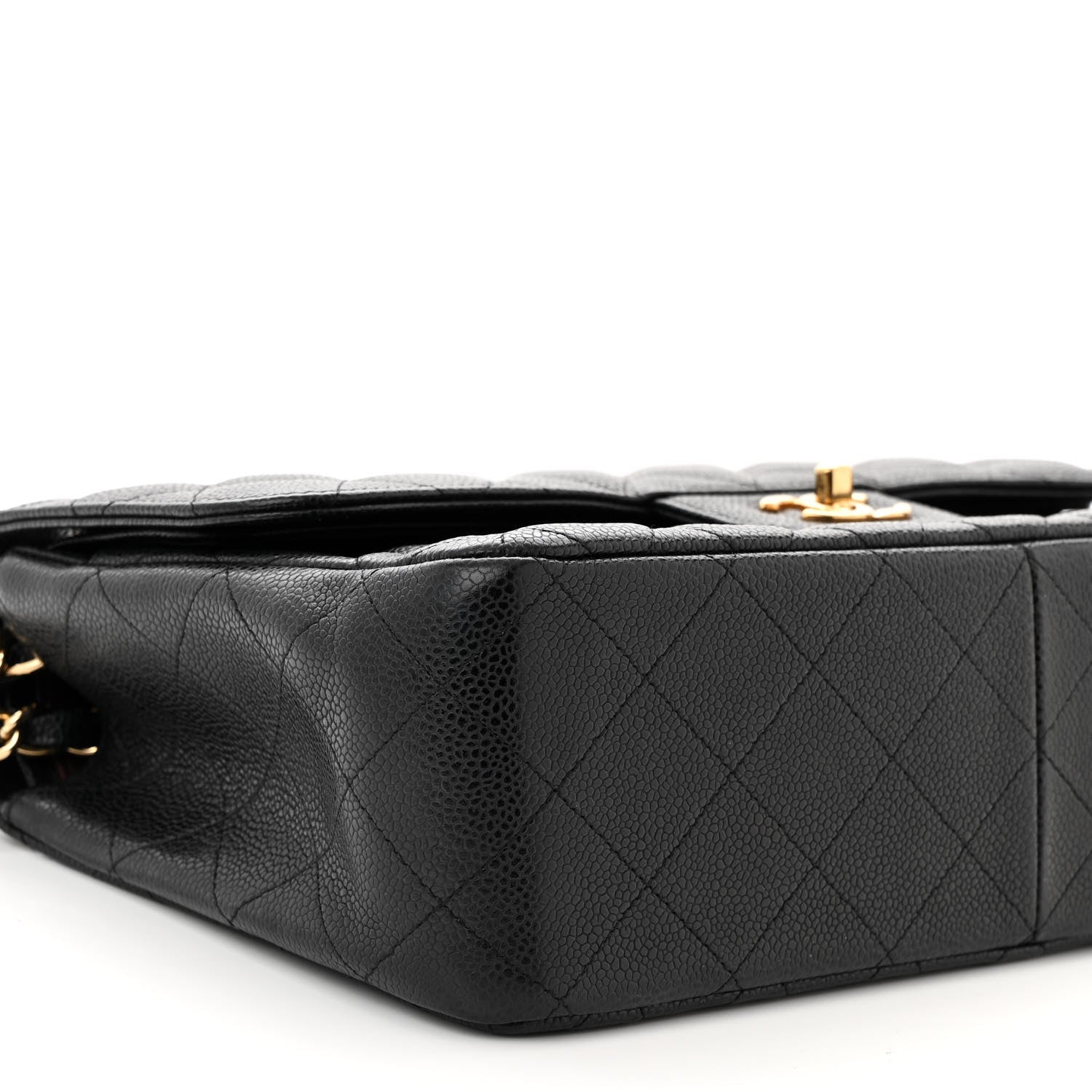 Chanel Caviar Quilted Jumbo Double Flap Black 9 of 11