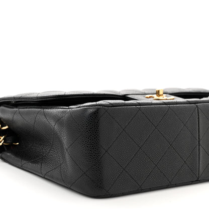 Chanel Caviar Quilted Jumbo Double Flap Black 9 of 11