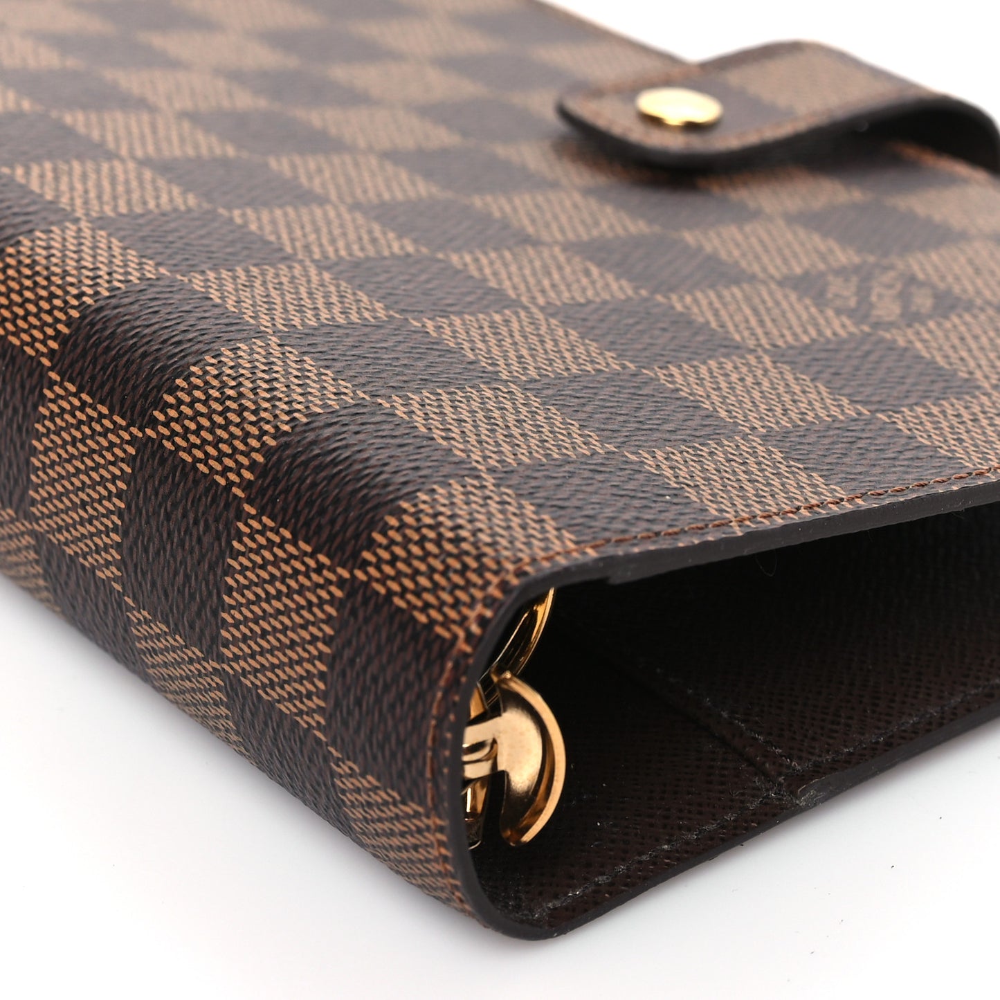Damier Ebene Medium Ring Agenda Cover