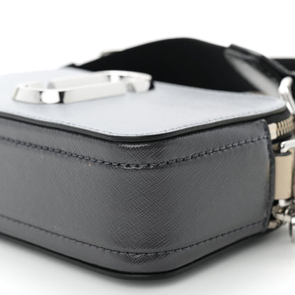 Marc Jacobs Saffiano Small Snapshot Camera Bag Wolf Grey 10 of 10