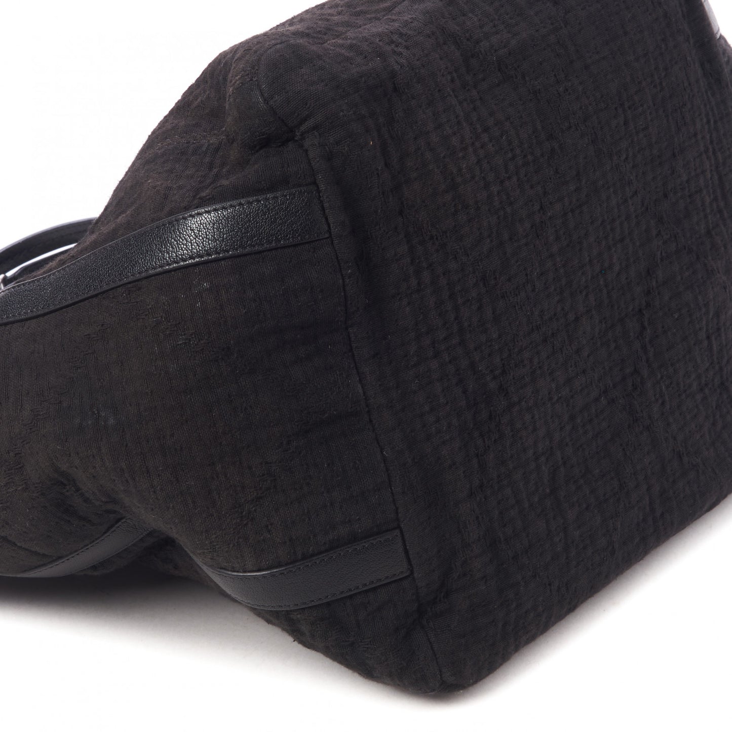 Canvas Medium Double Face Tote Black