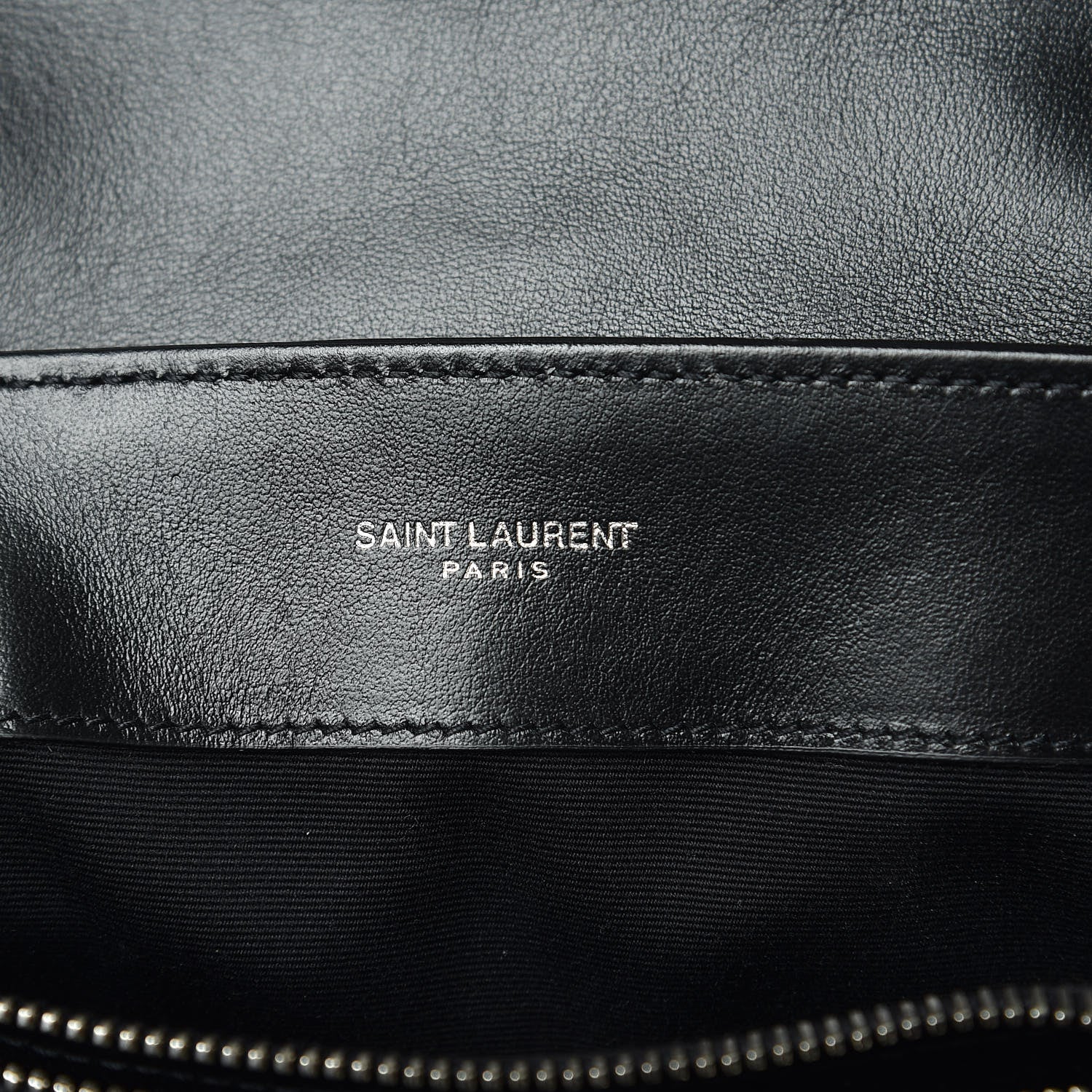 Saint Laurent Calfskin Y Quilted Monogram Small Loulou Chain Satchel Black 6 of 9