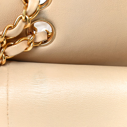 Chanel Lambskin Quilted Small Double Flap Beige 15 of 47