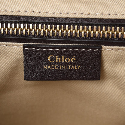 Chloe Suede Calfskin Small Faye Backpack Carbon Brown 6 of 7