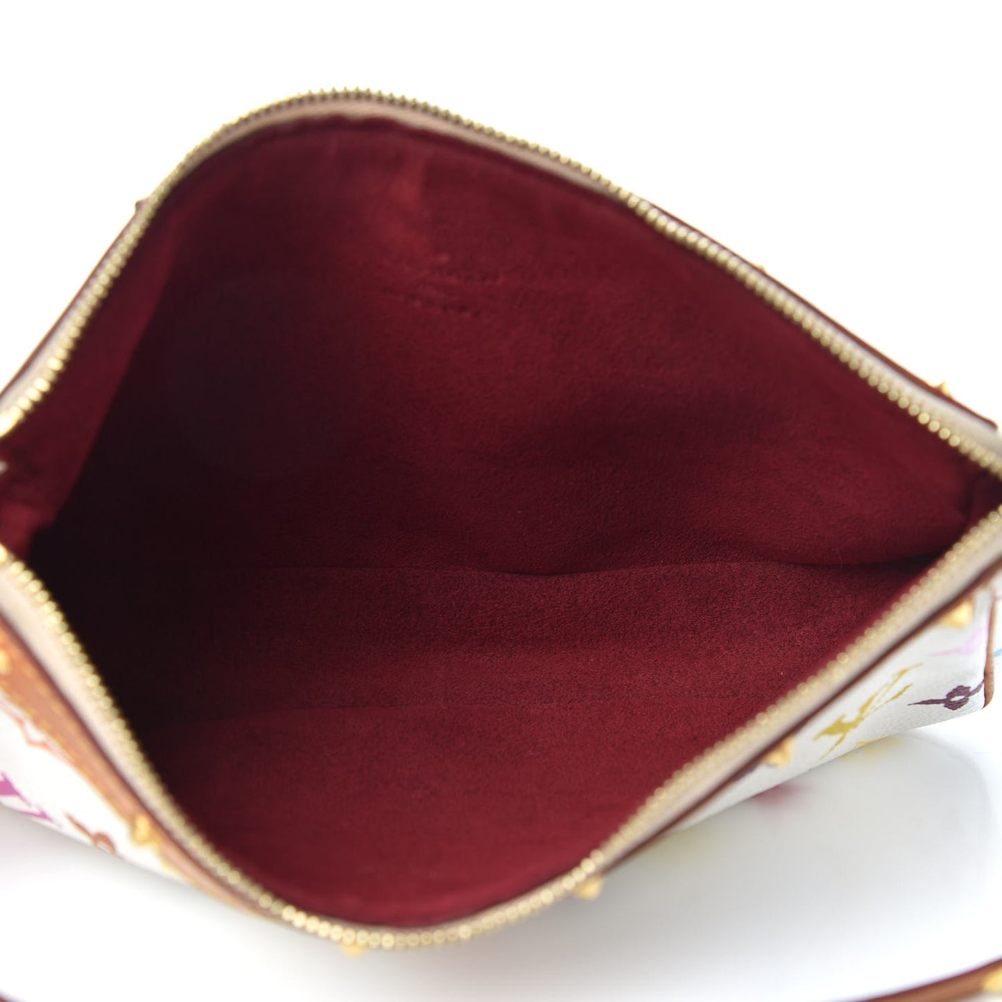 Monogram Multicolor Pochette Accessories White