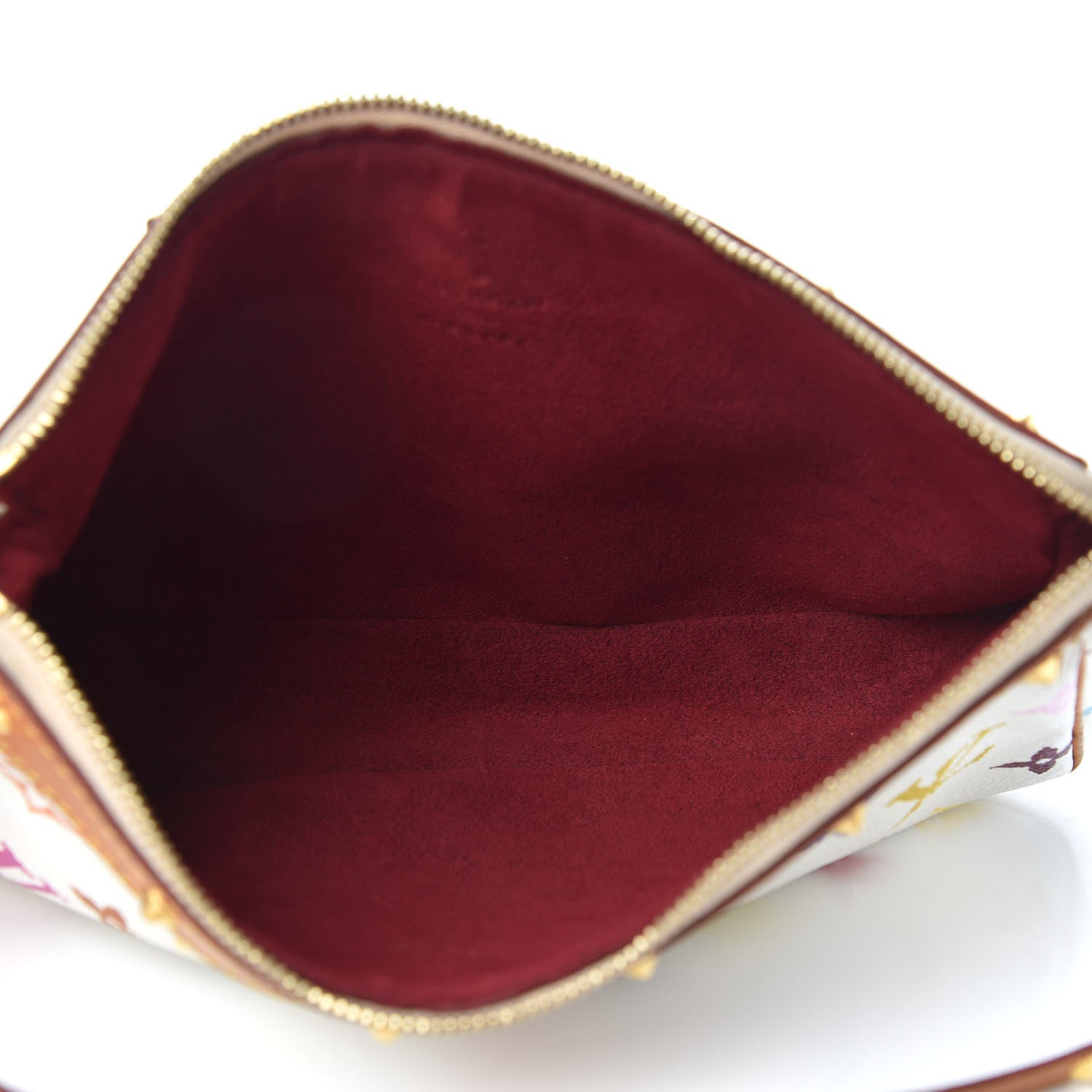 Louis Vuitton Monogram Multicolor Pochette Accessories White 4 of 11