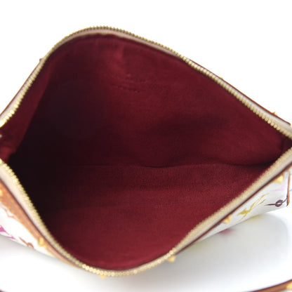 Louis Vuitton Monogram Multicolor Pochette Accessories White 4 of 11