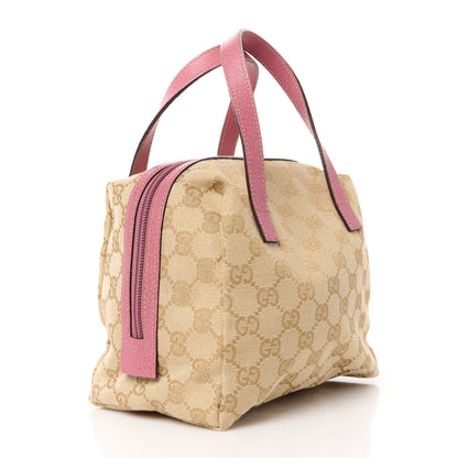 Gucci Monogram Large Balthus Cosmetic Pouch Beige Pink 3 of 11