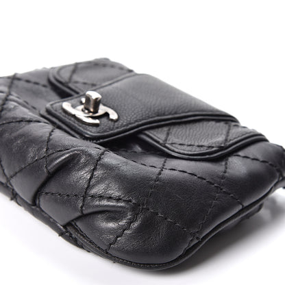 Chanel Caviar Aged Calfskin Mini Bubble Graphic Messenger Bag Black 8 of 10