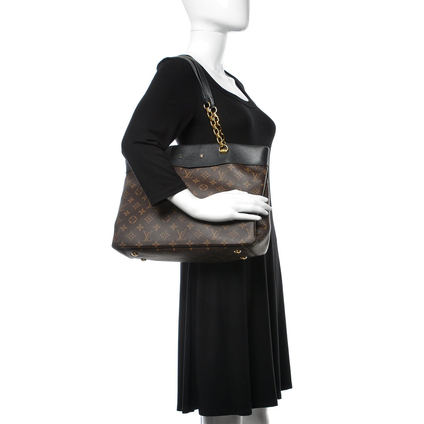 Monogram Pallas Shopper Black