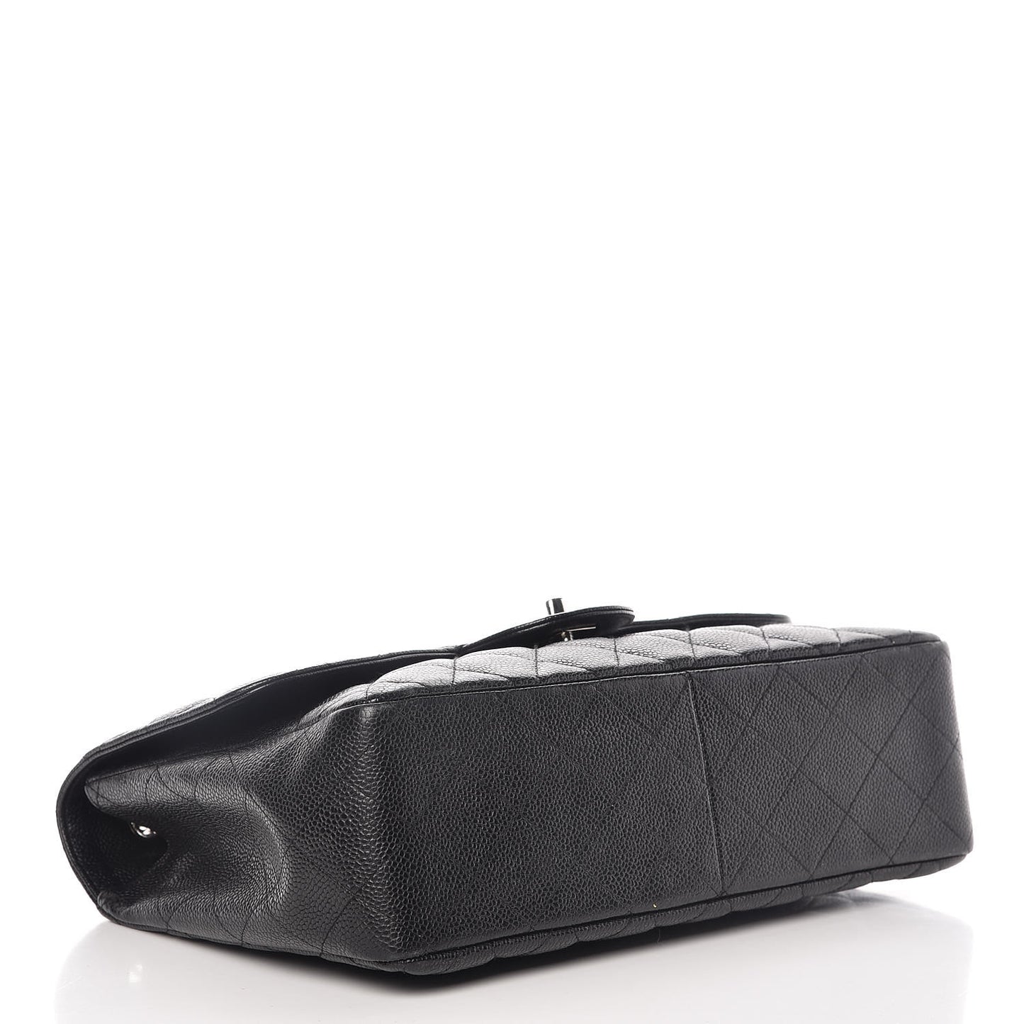 Caviar Quilted Jumbo Single Flap Black