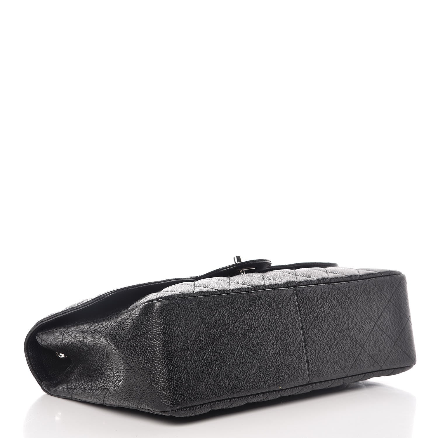 Chanel Caviar Quilted Jumbo Single Flap Black 4 of 9