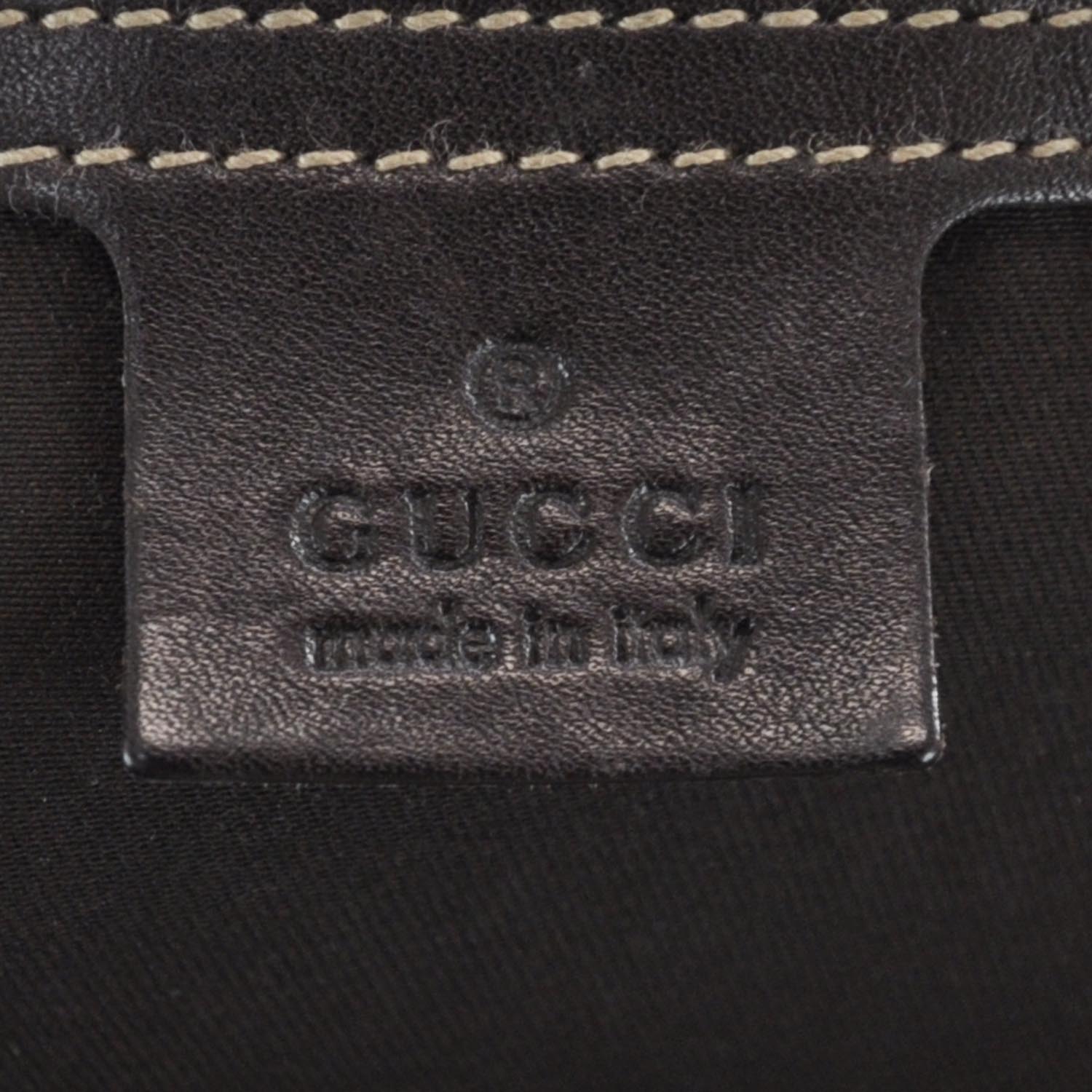 Gucci Leather Large Britt Boston Brown 6 of 7