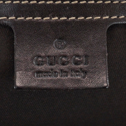 Gucci Leather Large Britt Boston Brown 6 of 7