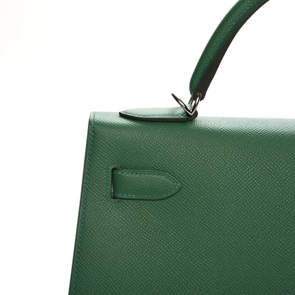Hermes Epsom Kelly Sellier 32 Vert Vertigo 19 of 29