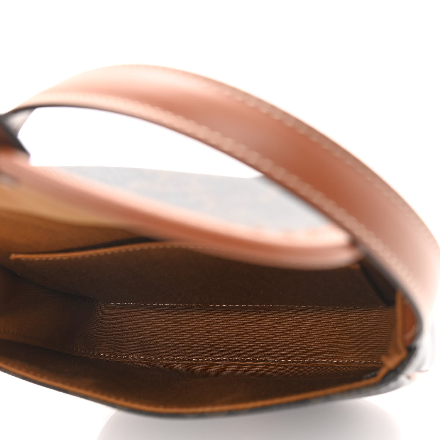 Celine Canvas Calfskin Triomphe Mini Besace Tan 5 of 10