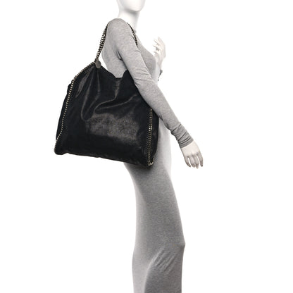 Stella McCartney Shaggy Deer Small Falabella Tote Black 2 of 10