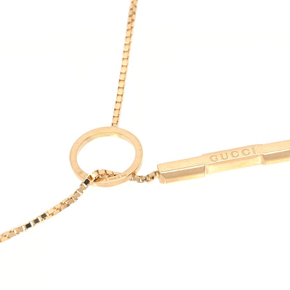 Gucci 18K Yellow Gold 20mm Lariat Necklace 4 of 6