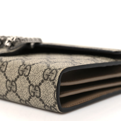 Gucci GG Supreme Monogram Mini Dionysus Chain Wallet Beige Taupe 10 of 11