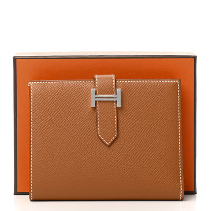 Hermes Epsom Bearn Compact Wallet Gold 7 of 7