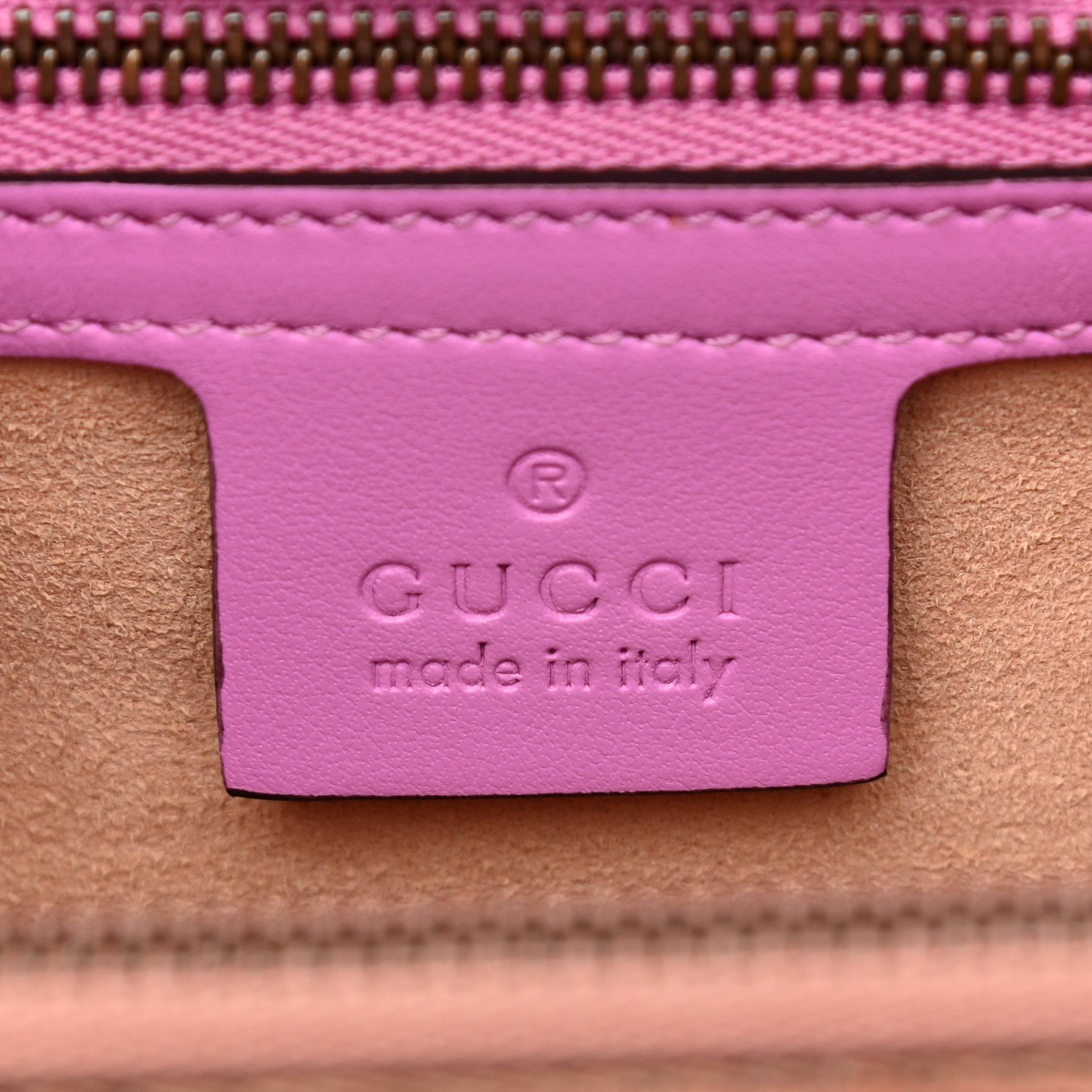 Gucci Calfskin Matelasse Small GG Marmont Tote Candy Mousse 6 of 10