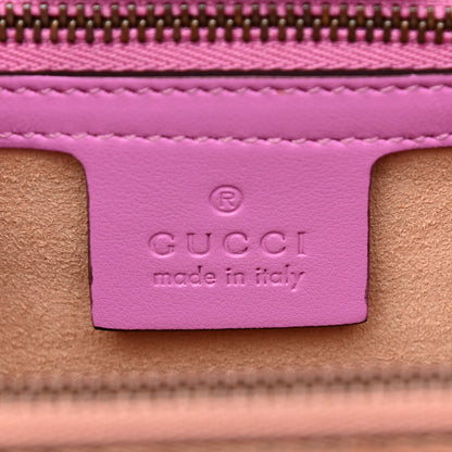 Gucci Calfskin Matelasse Small GG Marmont Tote Candy Mousse 6 of 10