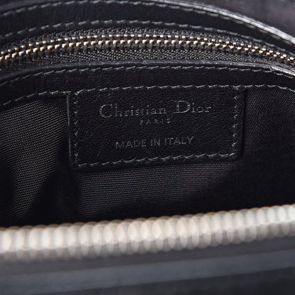 Christian Dior Lambskin Cannage Medium Granville Tote Black 5 of 9