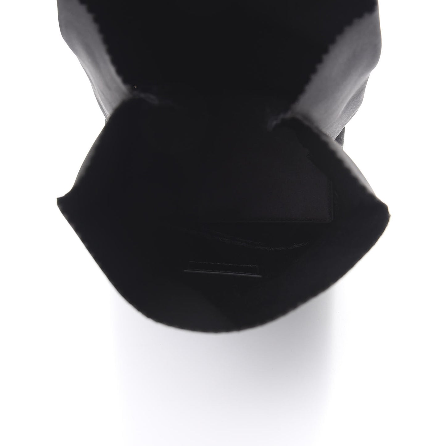 Satin Lunch Bag Clutch Black