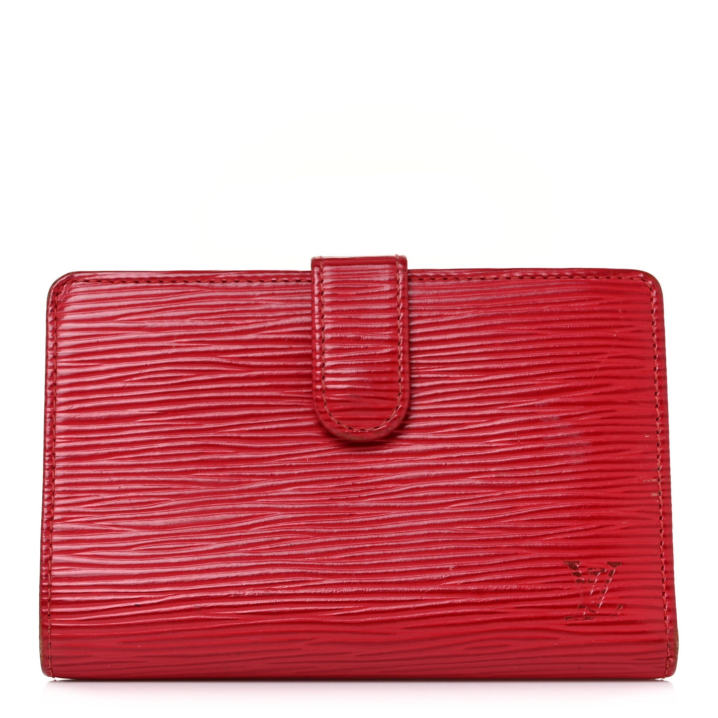 Epi French Purse Wallet Castillan Red