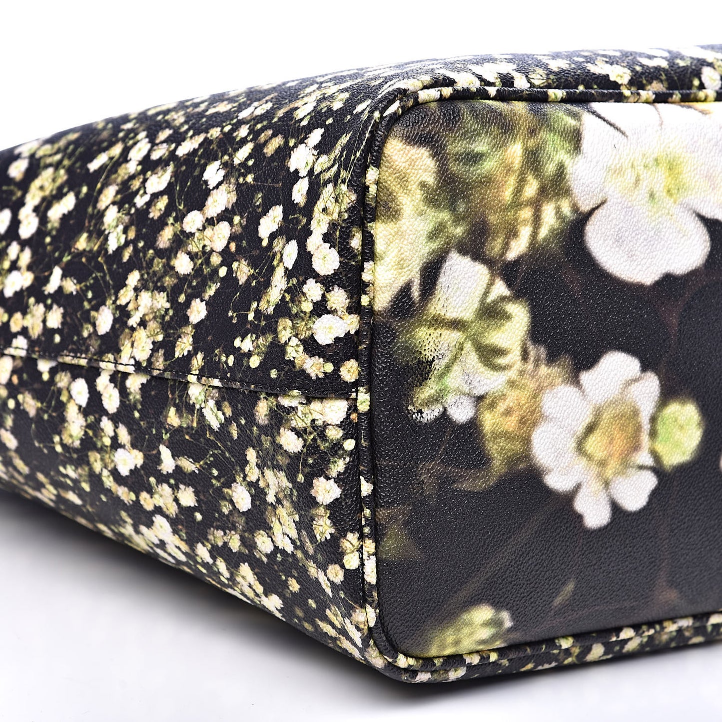 Textured Coated Canvas Baby's Breath Print Large Antigona Tote