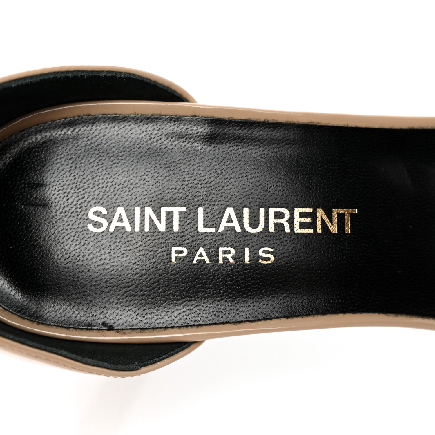 Saint Laurent Calfskin Jane 110 Ankle Strap Sandals 36 Beige 8 of 18