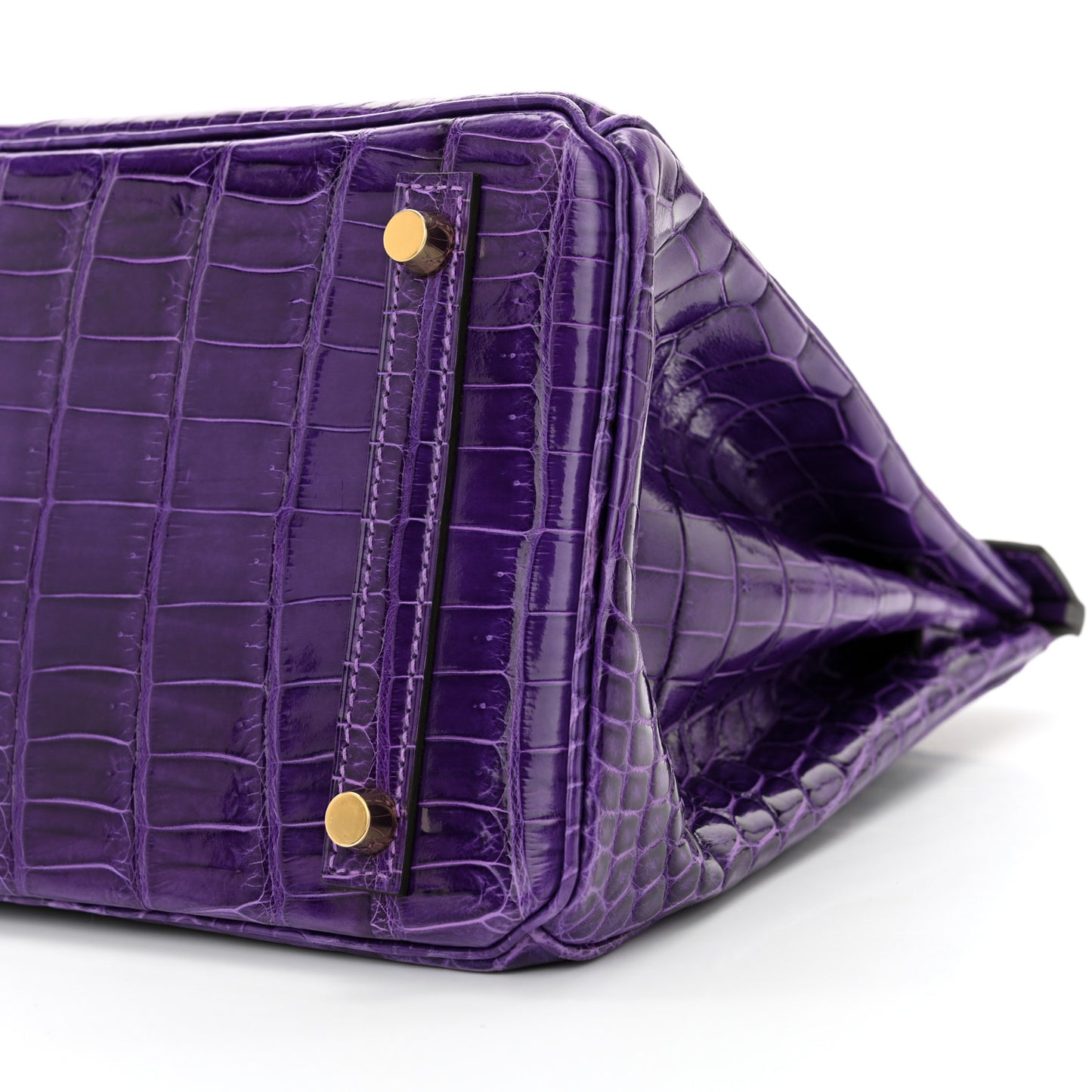 Shiny Niloticus Crocodile Birkin 30 Ultraviolet