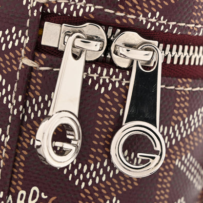 Goyard Goyardine Muse Mini Vanity Case Burgundy 10 of 10