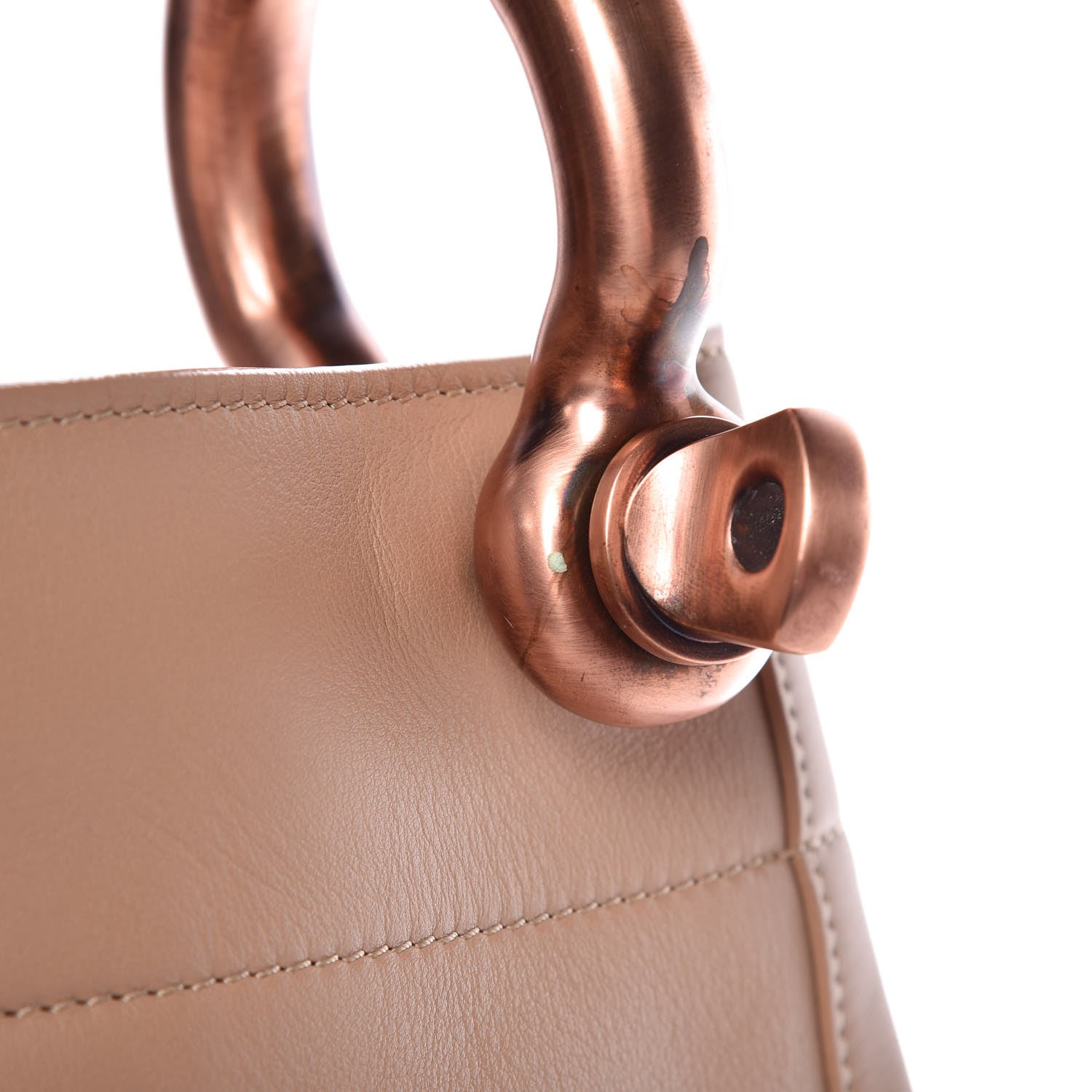 Tom Ford Calfskin Fisherman Hook Drawstring Hobo Bag Blush Nude 14 of 17