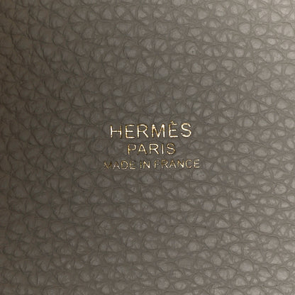 Hermes Taurillon Clemence Picotin Lock 22 MM Nata 6 of 11