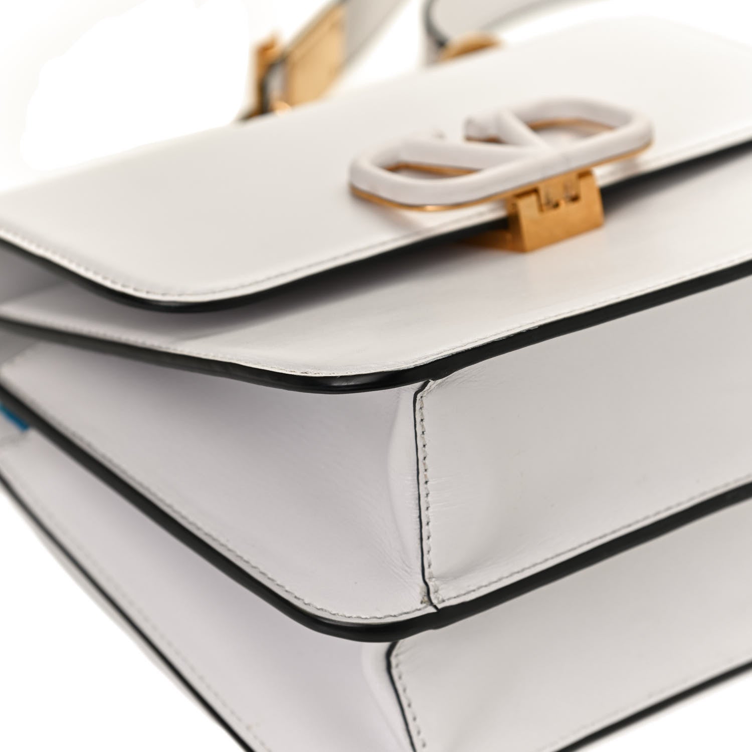 Valentino Garavani Smooth Calfskin Small VSling Shoulder Bag White 10 of 13