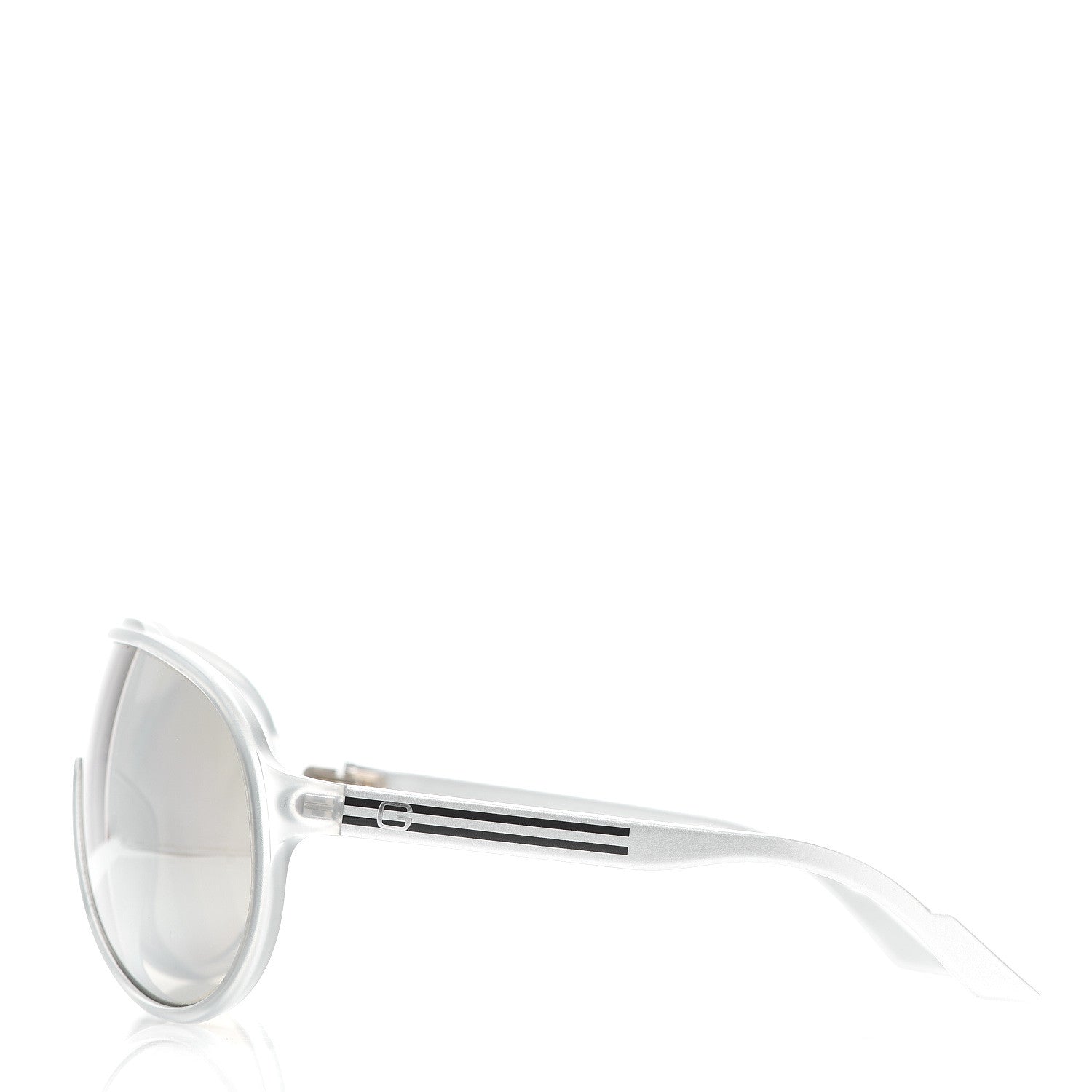 Gucci Shield Sunglasses GG1004S White 3 of 6