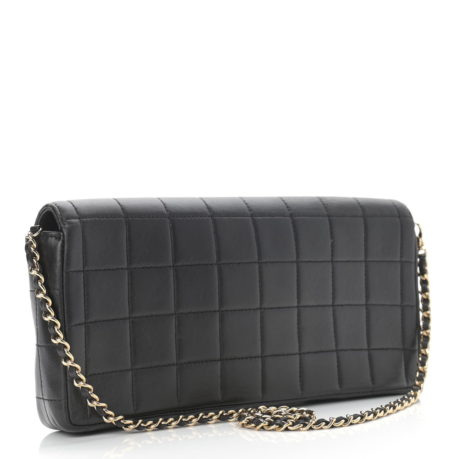 Chanel Lambskin East West Chocolate Bar Flap Black 3 of 13
