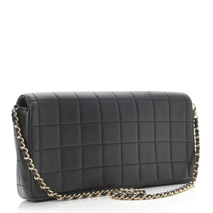 Chanel Lambskin East West Chocolate Bar Flap Black 3 of 13