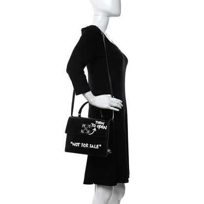 Off-White Calfskin Jitney 2.8 Not For Sale Shoulder Bag Black 2 of 11