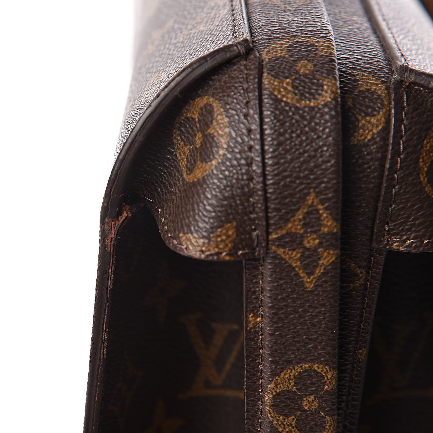 Louis Vuitton Monogram Serviette Fermoir NM Briefcase 16 of 19