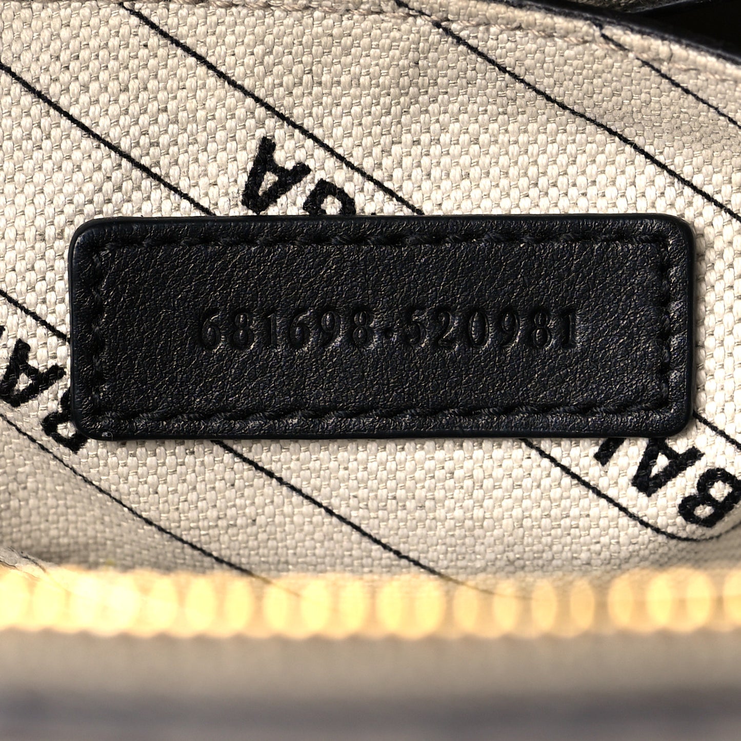 X GUCCI GG Supreme Monogram Medium Ville Top Handle Beige Ebony