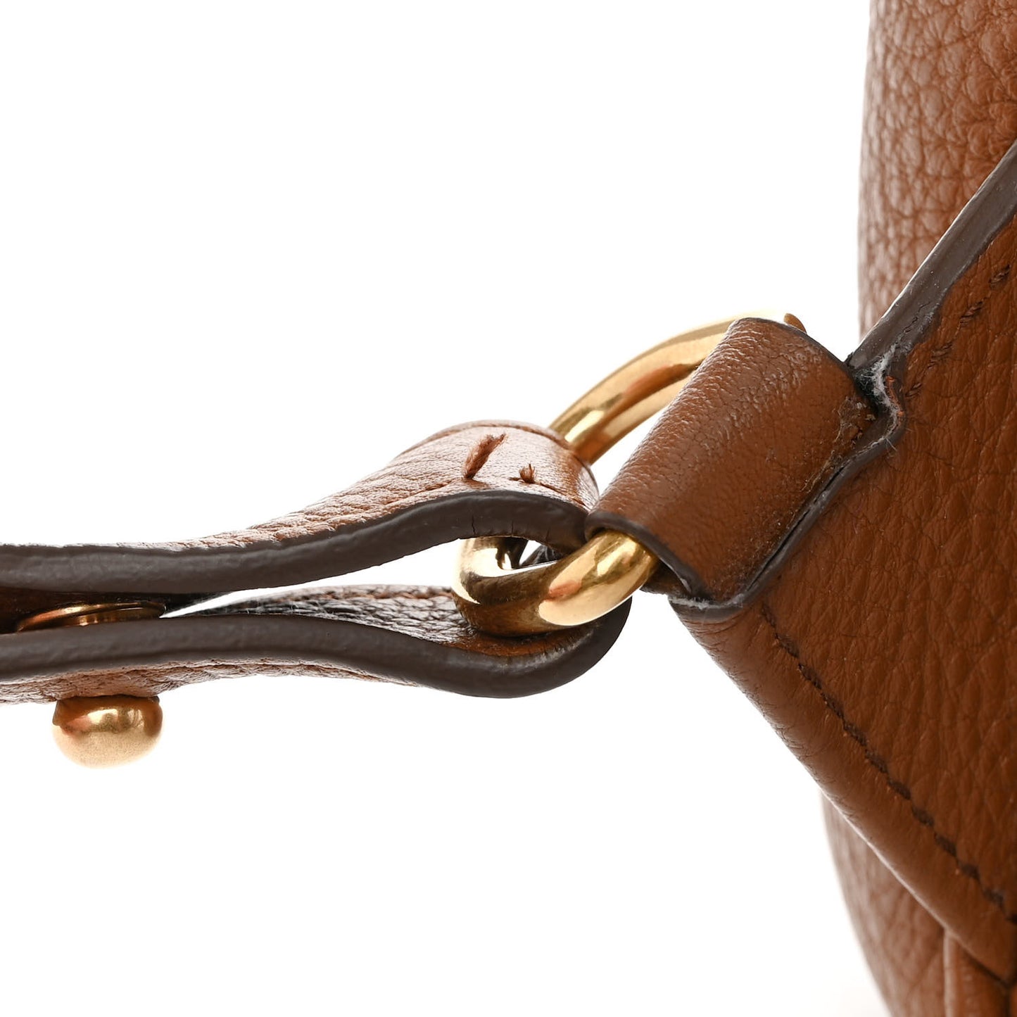 Vitello Daino Zip Backpack Cuoio