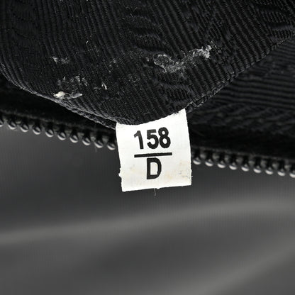 Prada Tessuto Nylon Saffiano Flat Messenger Bag Black 7 of 13