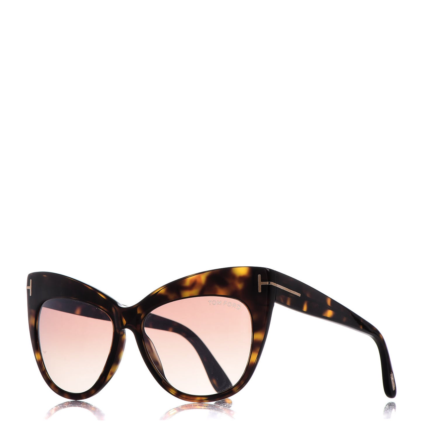 Nika Cat Eye Sunglasses TF523 Havana