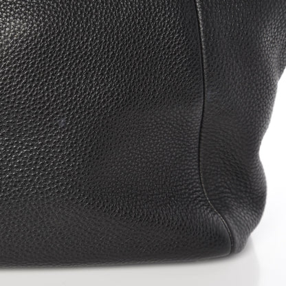 Prada Vitello Daino Shopping Tote Nero Black 9 of 9