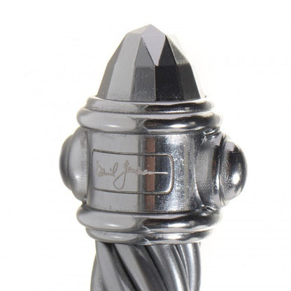 David Yurman Aluminum 10mm Cable Bracelet Silver 4 of 6