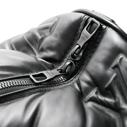 Louis Vuitton Lambskin Monogram Keepall Puffer XL Bandouliere 75 Black 10 of 11