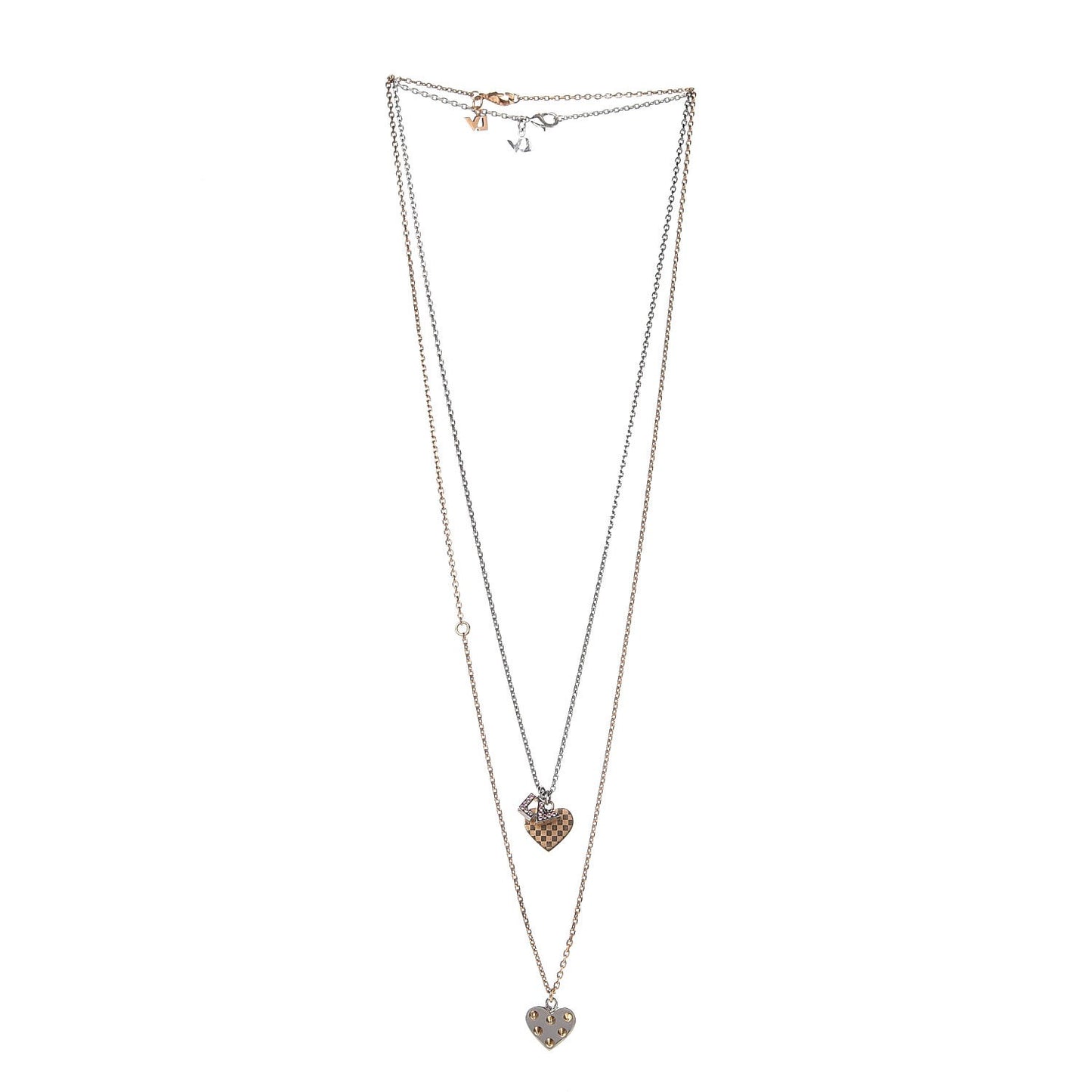 Swarovski Crystal Tiered Spiky Valentine Necklace Gold